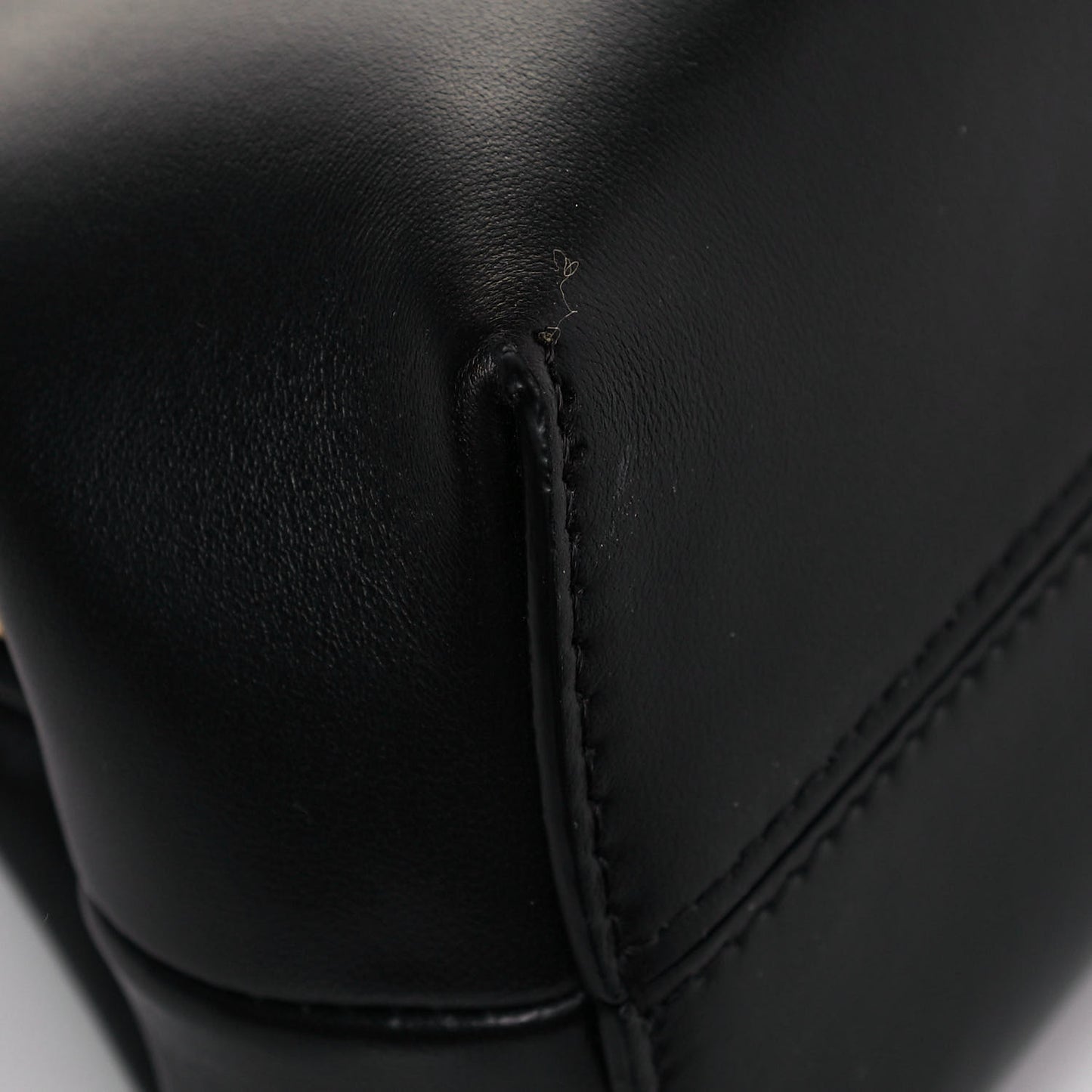 Shiny Nappa Small Fendi First Black