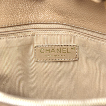 Chanel Caviar Quilted Grand Shopping Tote GST Beige Clair 5 of 23