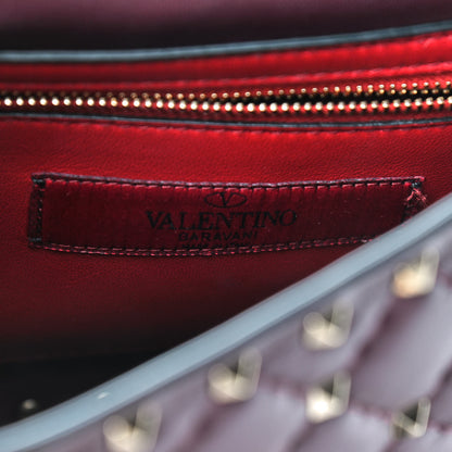 Valentino Garavani Nappa Medium Rockstud Spike Shoulder Bag Rubin 8 of 8