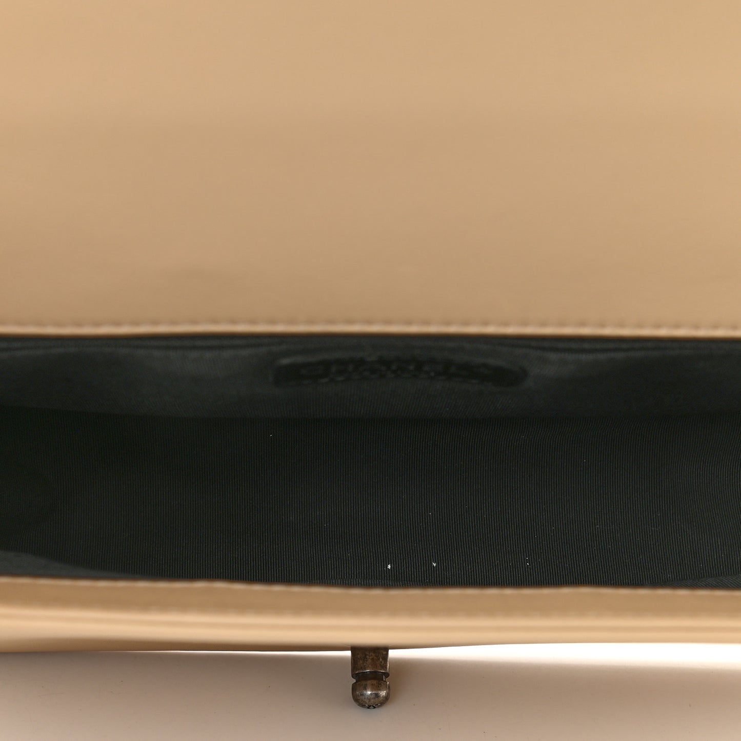 Calfskin Embossed New Medium Cordoba Boy Flap Ecru