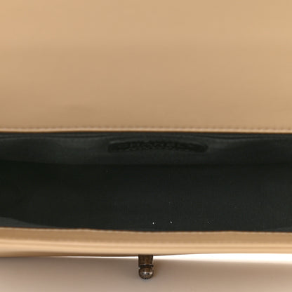 Chanel Calfskin Embossed New Medium Cordoba Boy Flap Ecru 5 of 9