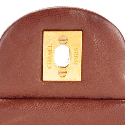 Chanel Lambskin Quilted Backpack Brown 5 of 9