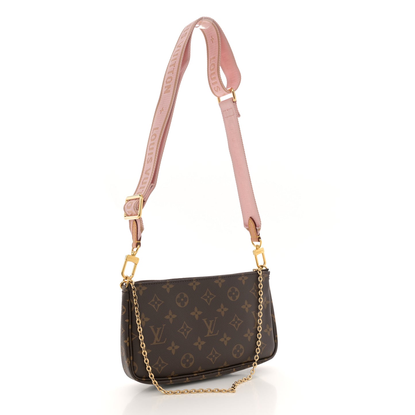 Monogram Multi Pochette Accessories Rose Clair