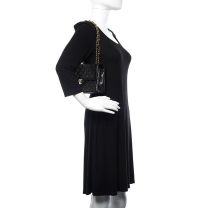 Chanel Lambskin Quilted Small Double Flap Black 2 of 11