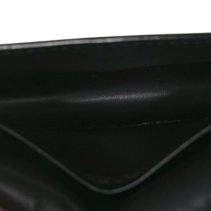 Prada Paillettes Sequin Triangle Card Holder With Strap Black Black 5 of 10