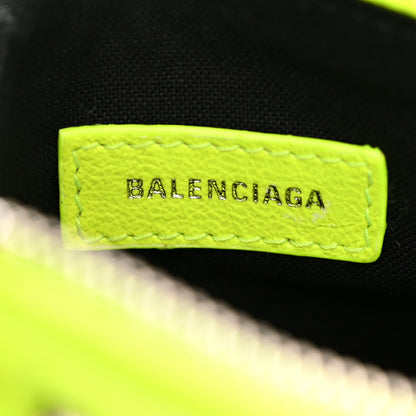 Balenciaga Agneau Le Cagole Clip On Card Mirror Fluo Yellow 10 of 16