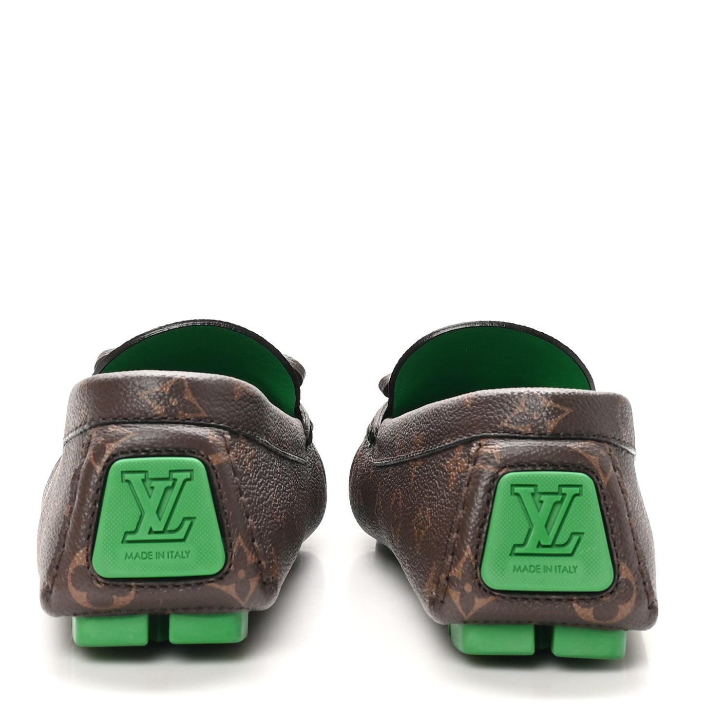 Monogram LV Driver Moccasin Loafers 8 Macassar