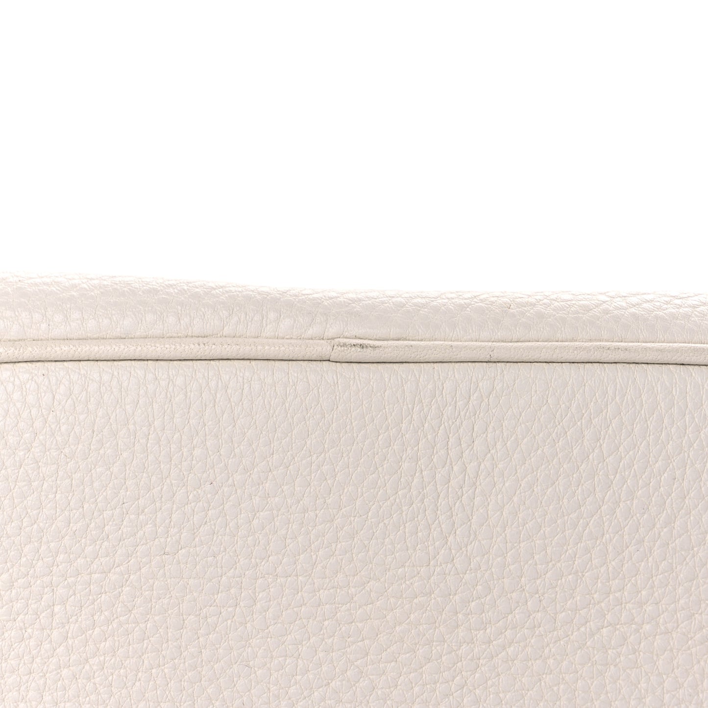 Vitello Daino Shoulder Bag White
