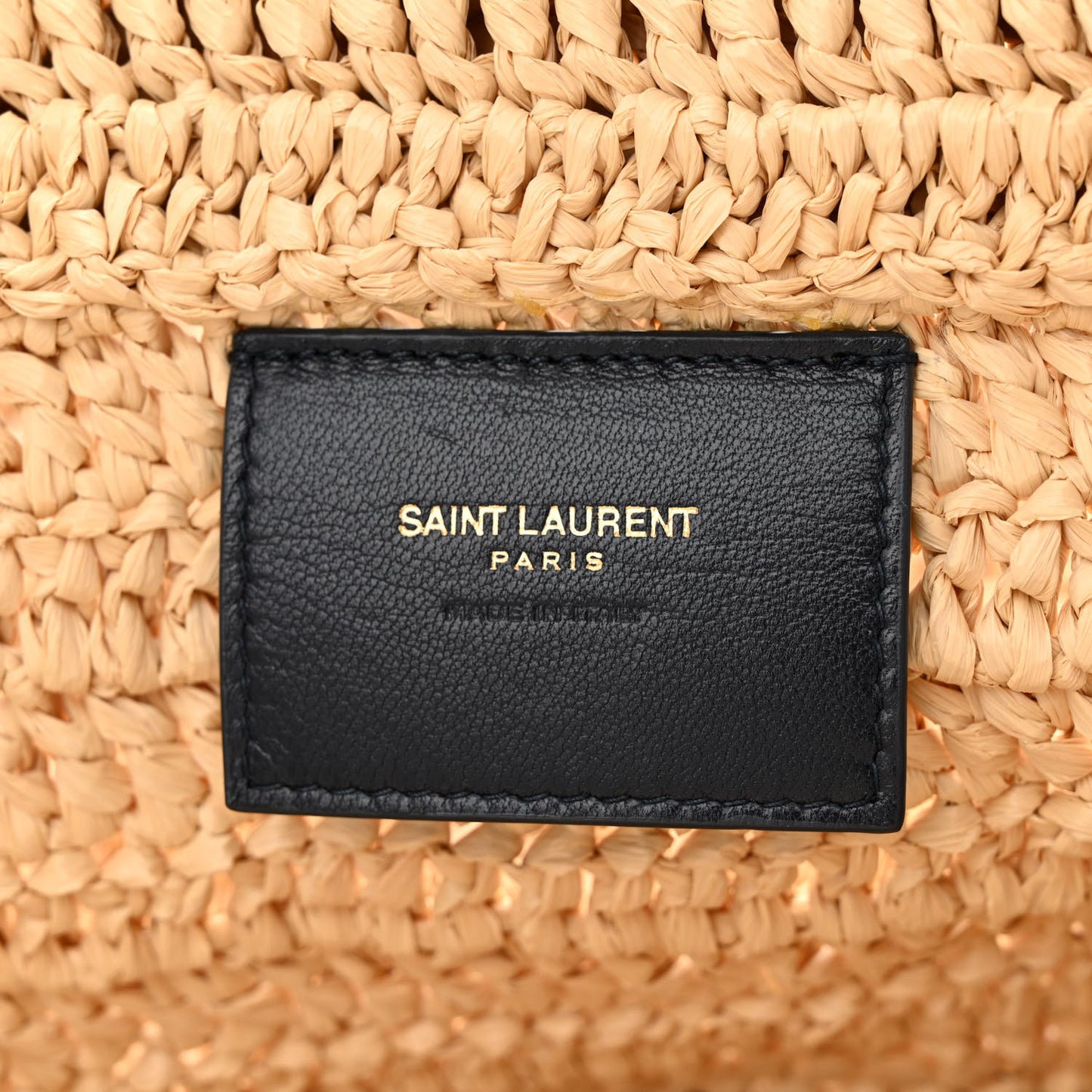 Raffia Rive Gauche Tote Natural