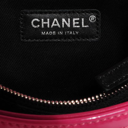 Chanel Patent Quilted Coco Shine Small Accordion Flap Pink 5 of 7