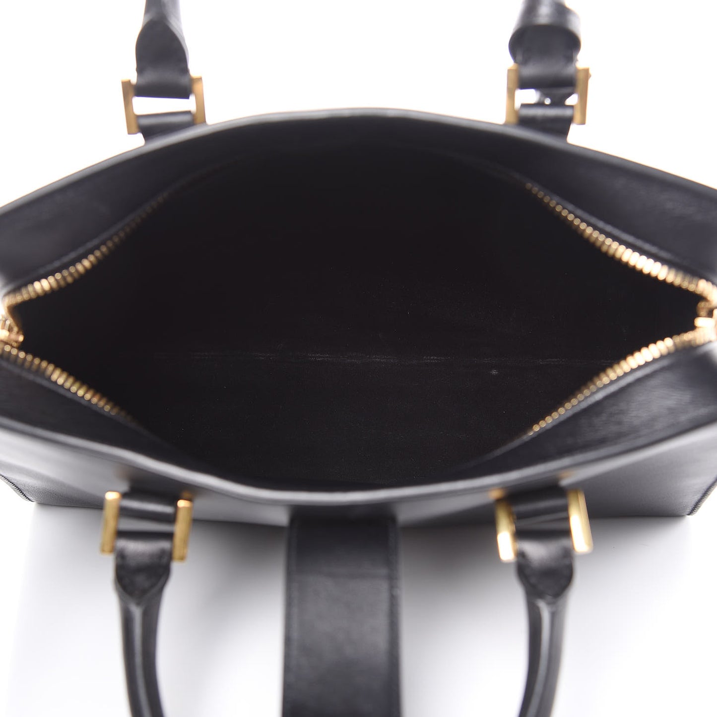 Smooth Calfskin Small Monogram Cabas Black