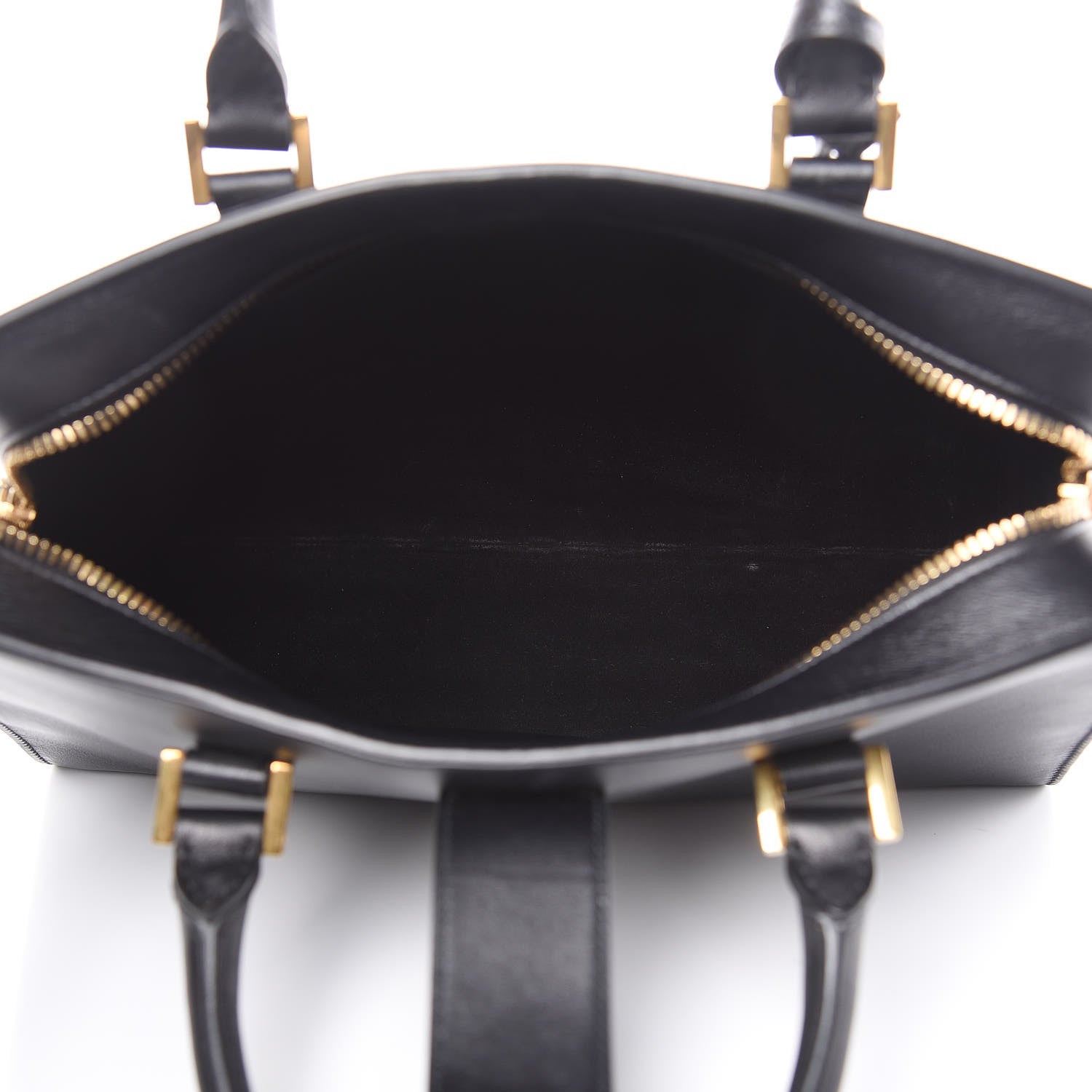Saint Laurent Smooth Calfskin Small Monogram Cabas Black 5 of 11