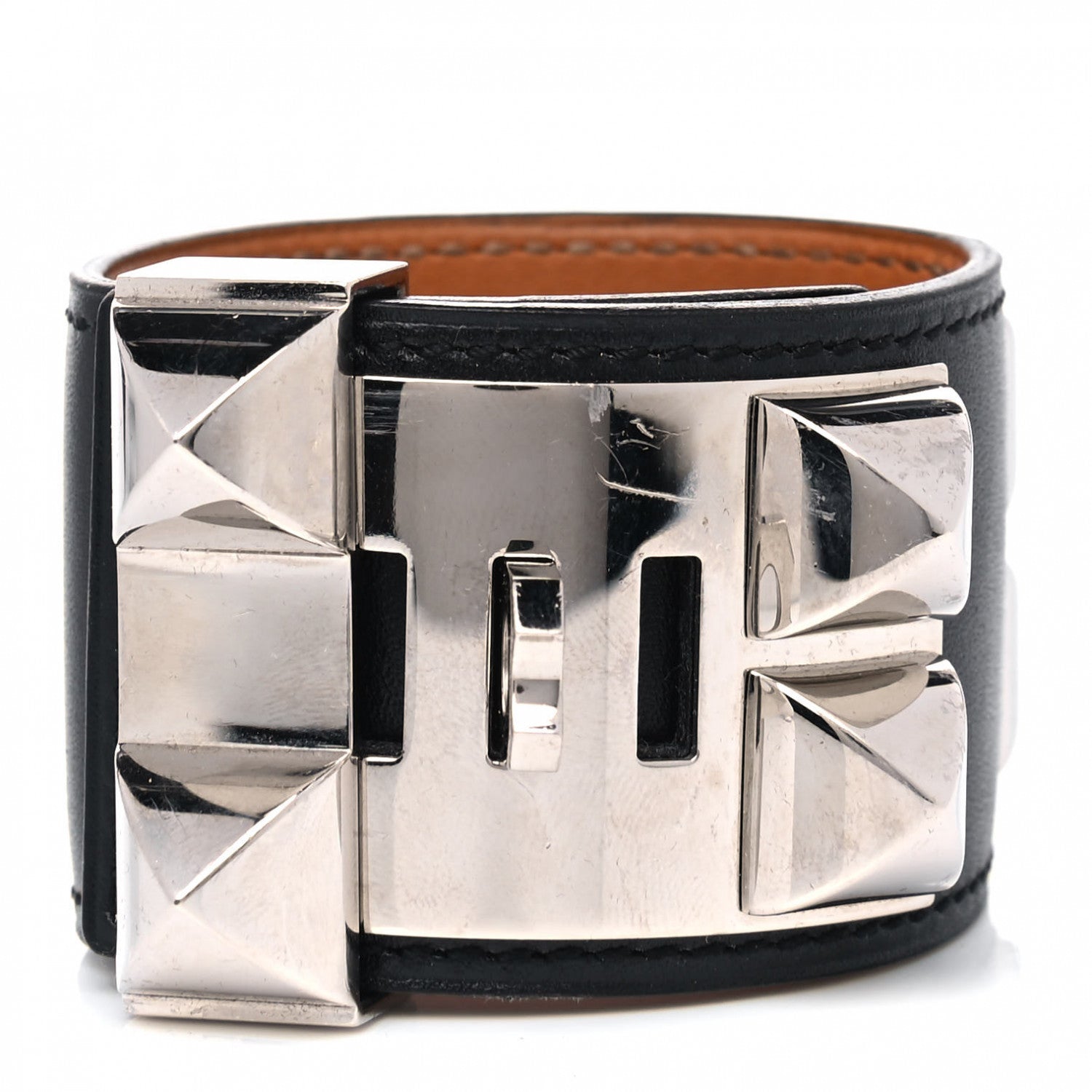 Hermes Box Collier De Chien CDC Bracelet S Black 3 of 5