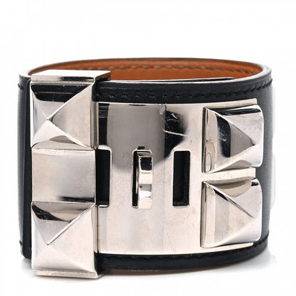 Hermes Box Collier De Chien CDC Bracelet S Black 3 of 5