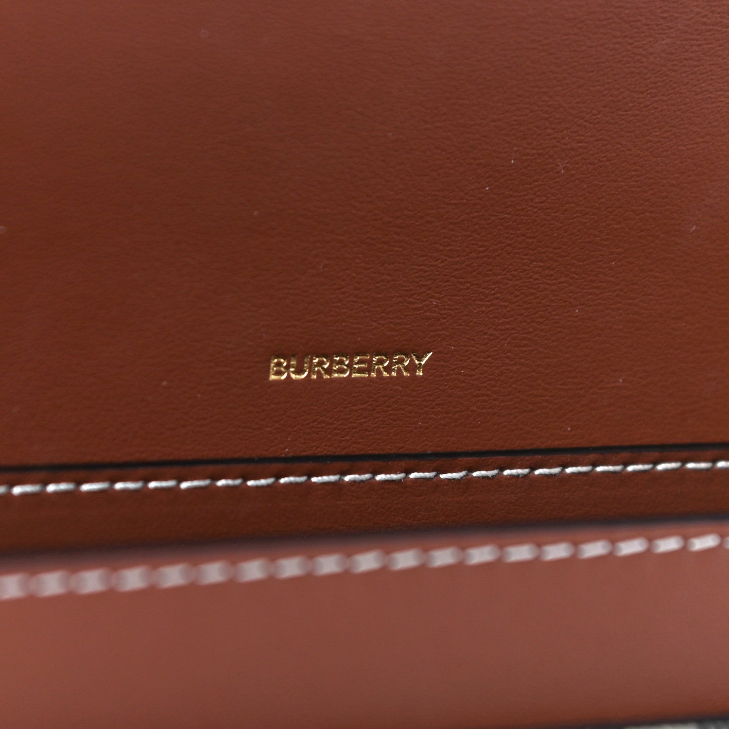 Burberry Calfskin Vintage Check New Hampshire Bag Archive Beige Tan 6 of 9