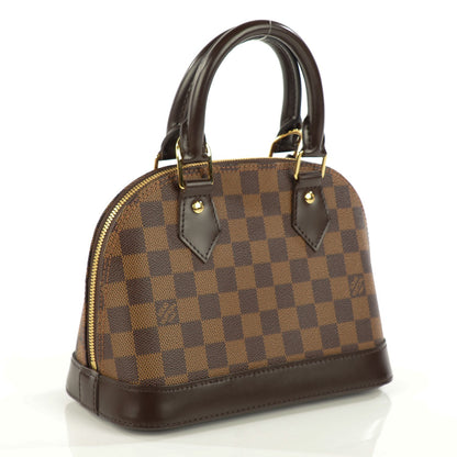 Louis Vuitton Damier Ebene Alma BB 4 of 10