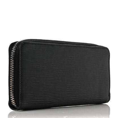 Louis Vuitton Epi Clemence Wallet Black 3 of 9
