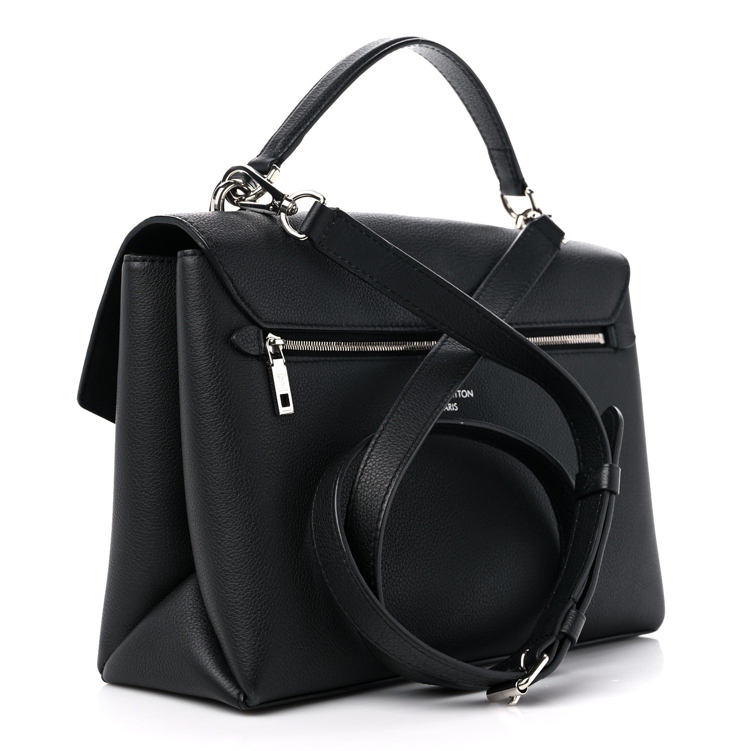 Louis Vuitton Soft Calfskin My Lockme Top Handle Black 3 of 12