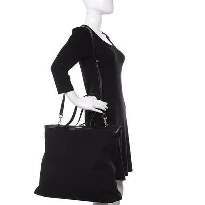 Saint Laurent Canvas ID Shopping Bag Black 2 of 12