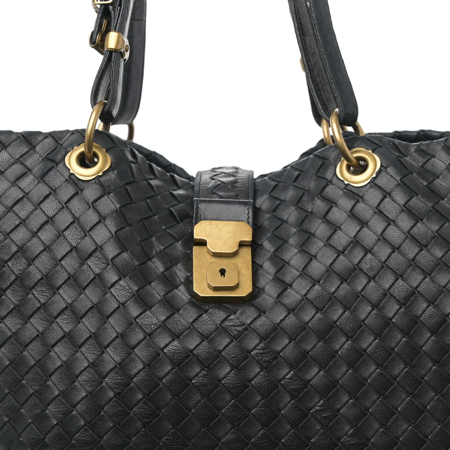 Bottega Veneta Nappa Intrecciato Large Capri Tote Black 19 of 25