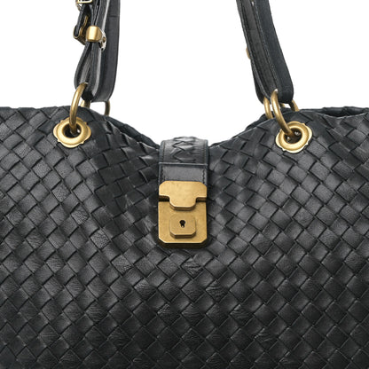 Bottega Veneta Nappa Intrecciato Large Capri Tote Black 19 of 25