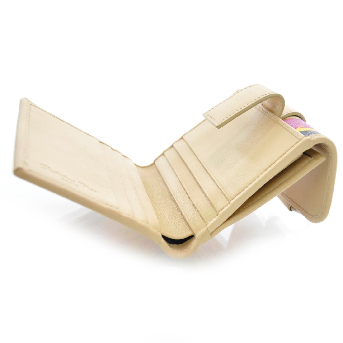 Coated Canvas Argyle Golf Compact Wallet
