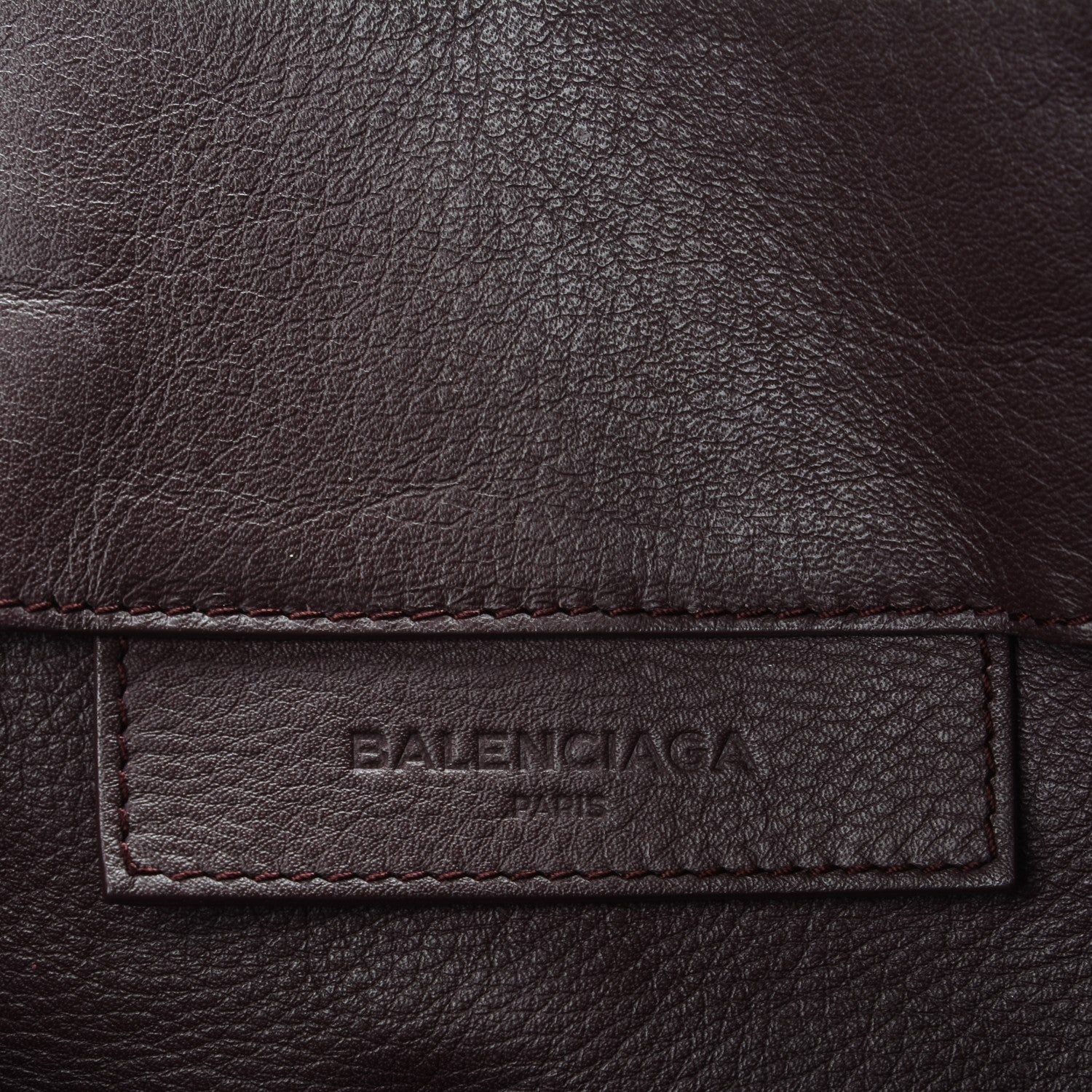 Balenciaga Veau Papier A5 Zip Around Tote Aubergine 7 of 8