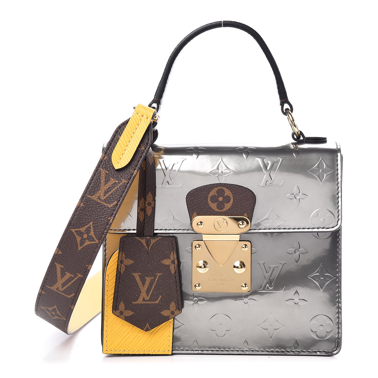 Louis Vuitton Vernis Epi Monogram Spring Street Bitume Metallise 1 of 8
