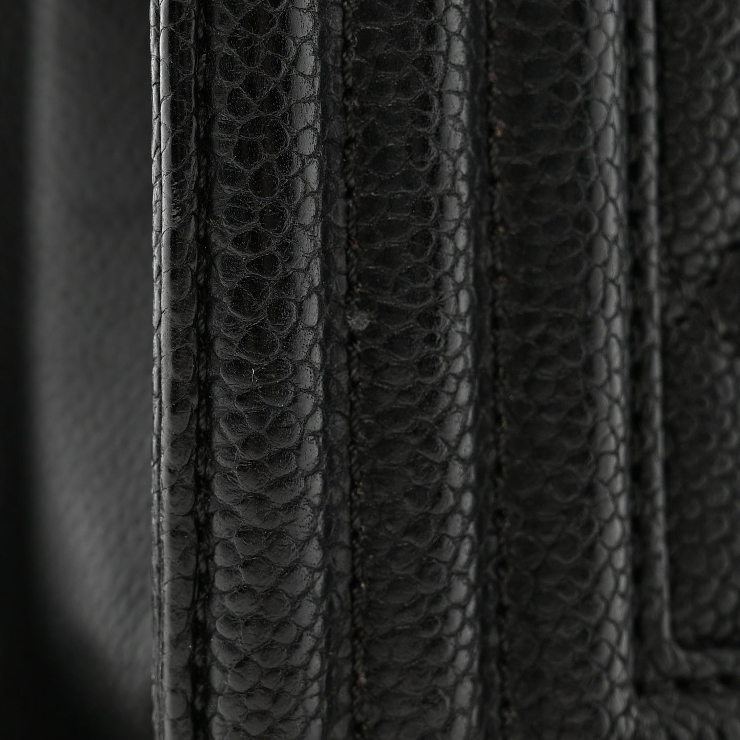 Caviar Quilted Small Boy Flap Black