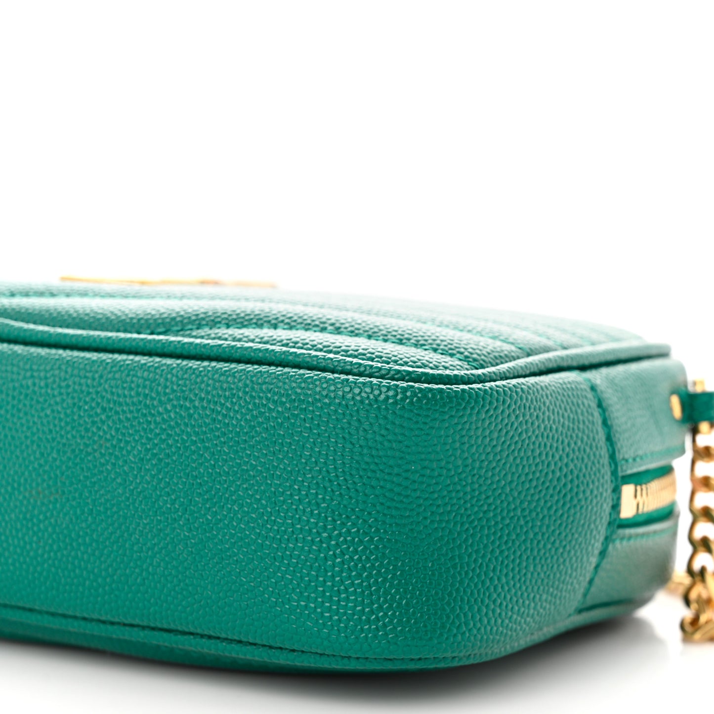 Grain De Poudre Matelasse Monogram Mini Lou Camera Bag Brilliant Grass