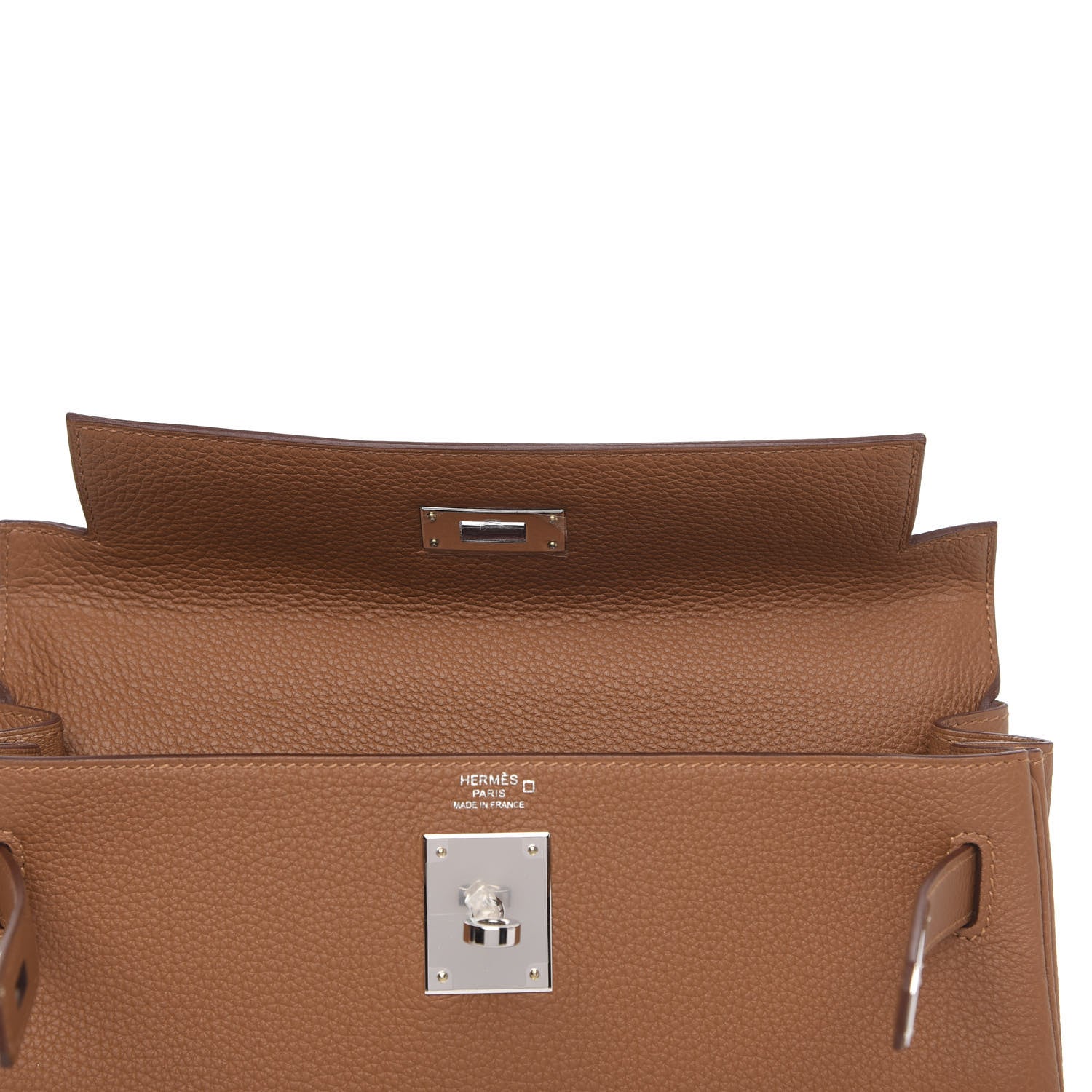 Hermes Togo Matte Alligator Kelly Retourne Touch 28 Gold 18 of 32