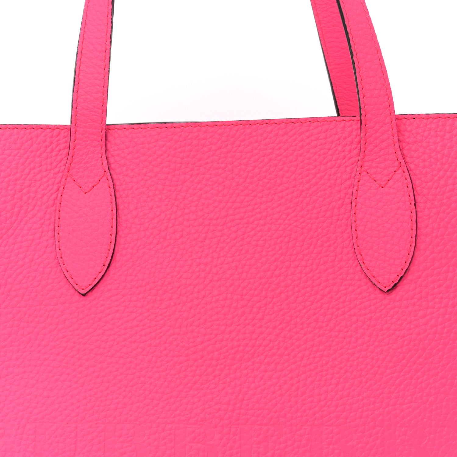 Burberry Grainy Calfskin Remington Tote Neon Pink 8 of 16