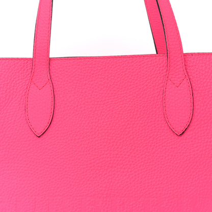 Burberry Grainy Calfskin Remington Tote Neon Pink 8 of 16