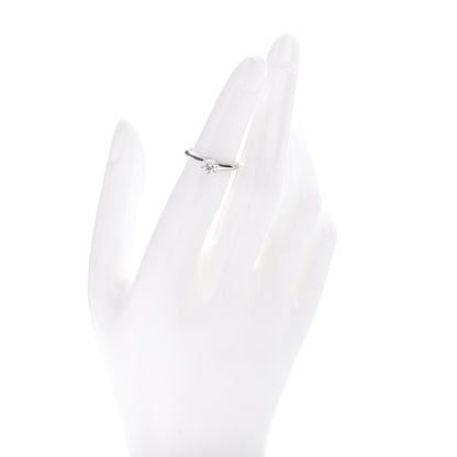 Tiffany Platinum Diamond .41ct Solitaire Engagement Ring 48 4.5 2 of 6