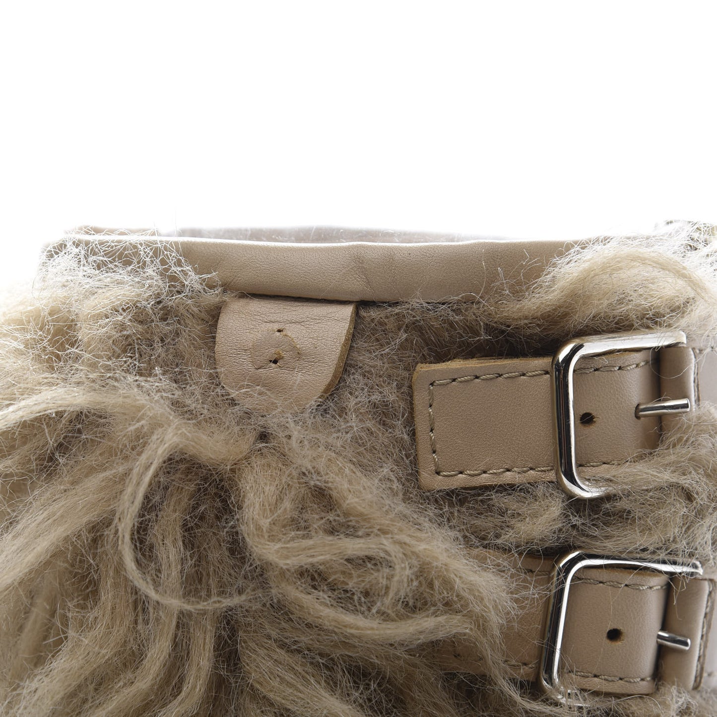 Fantasy Fur Mukluks Short Boots 38.5 Beige