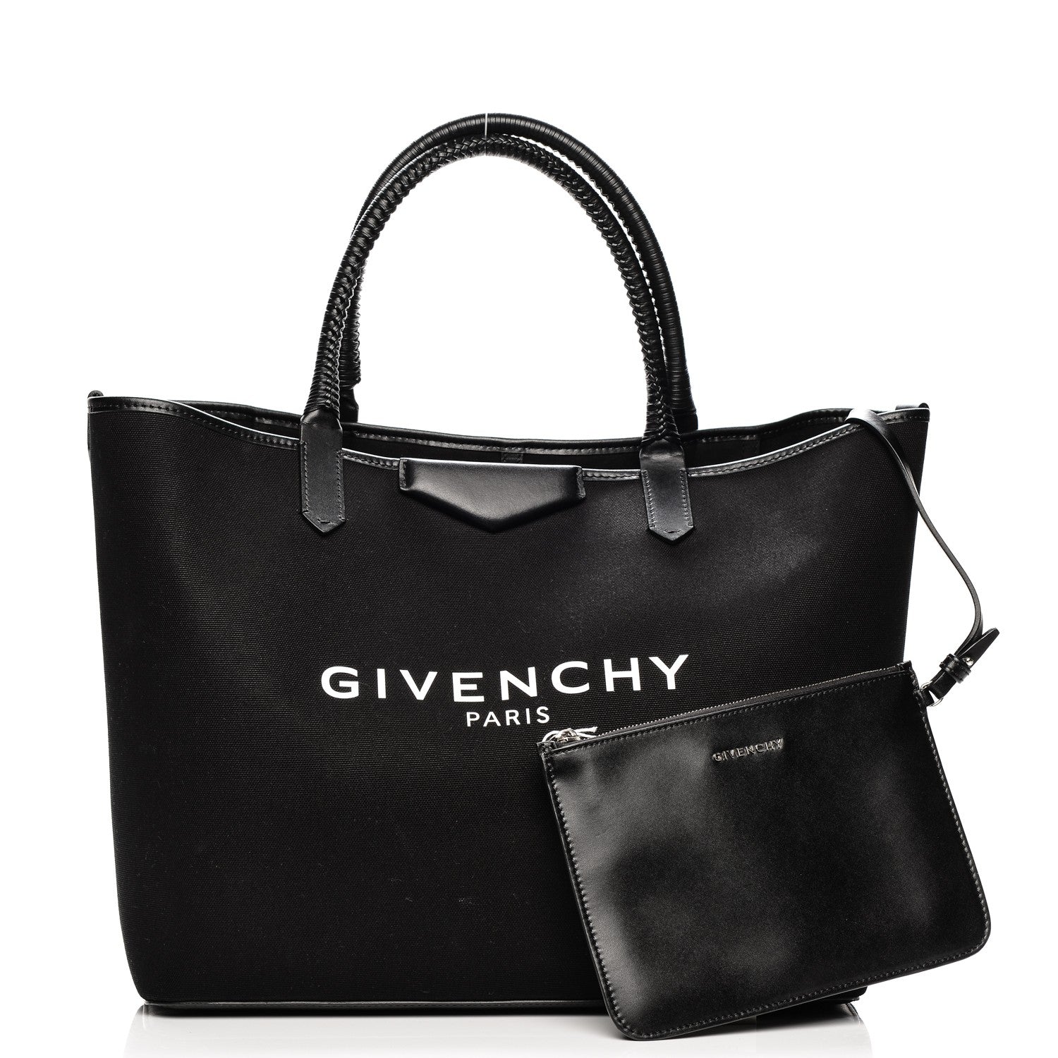 Givenchy Canvas Medium Antigona Logo Tote Black 3 of 5