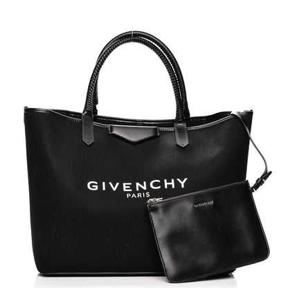 Givenchy Canvas Medium Antigona Logo Tote Black 3 of 5