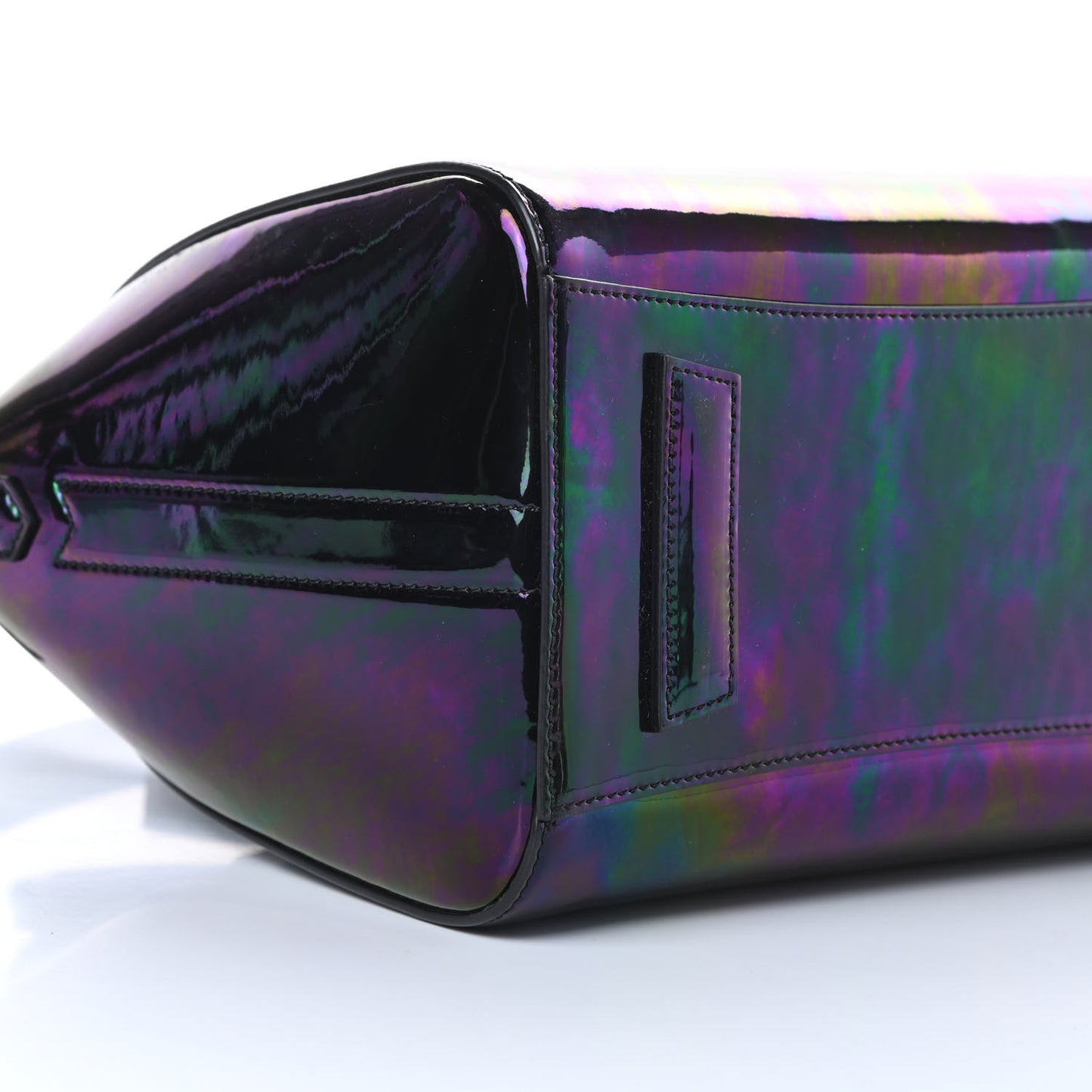 Calfskin Oil Slick Small Antigona Black