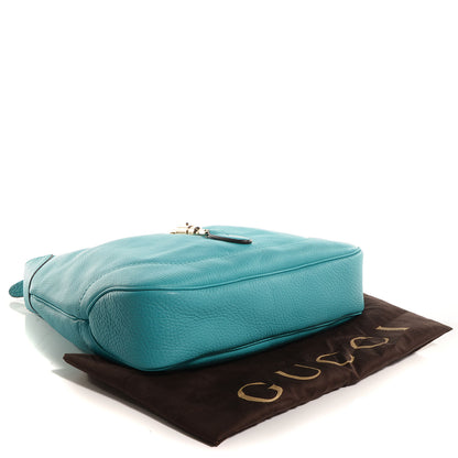 Gucci Calfskin Medium Jackie O Hobo Light Blue 4 of 7