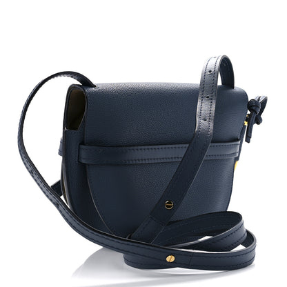 Loewe Grained Calfskin Small Gate Crossbody Bag Steel Blue 3 of 9