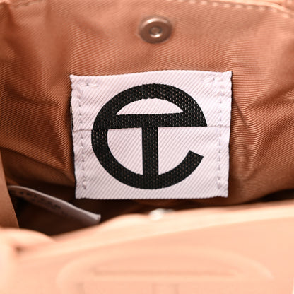 Telfar Metallic Vegan Leather Small Shopping Bag Copper 6 of 10