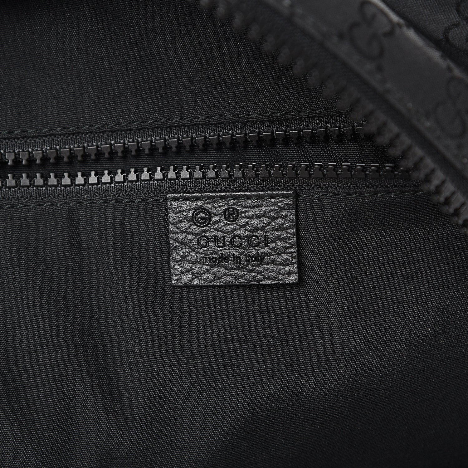 Gucci Nylon Monogram Slim Backpack Black 5 of 11