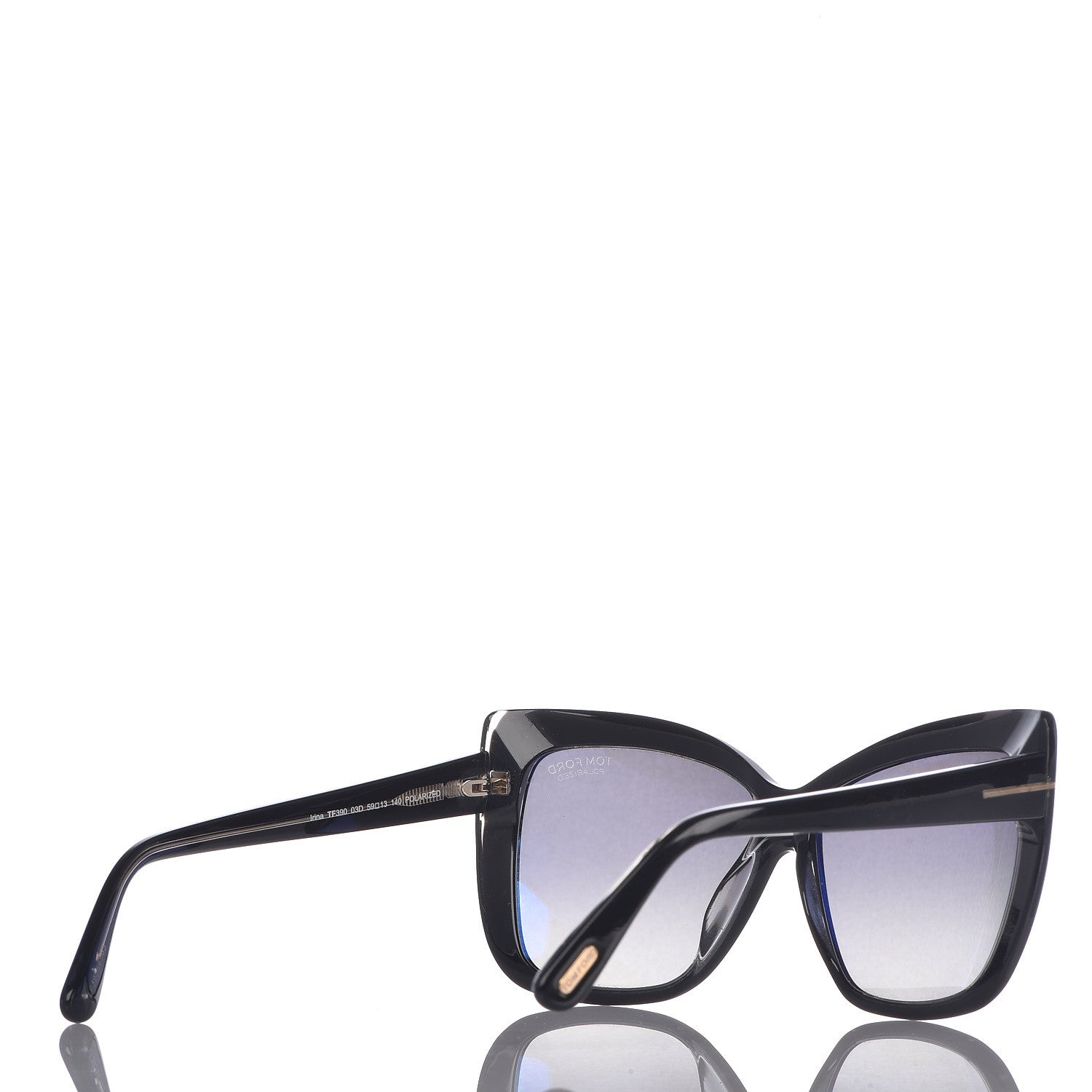 Tom Ford Irina Sunglasses TF390 Black 4 of 7