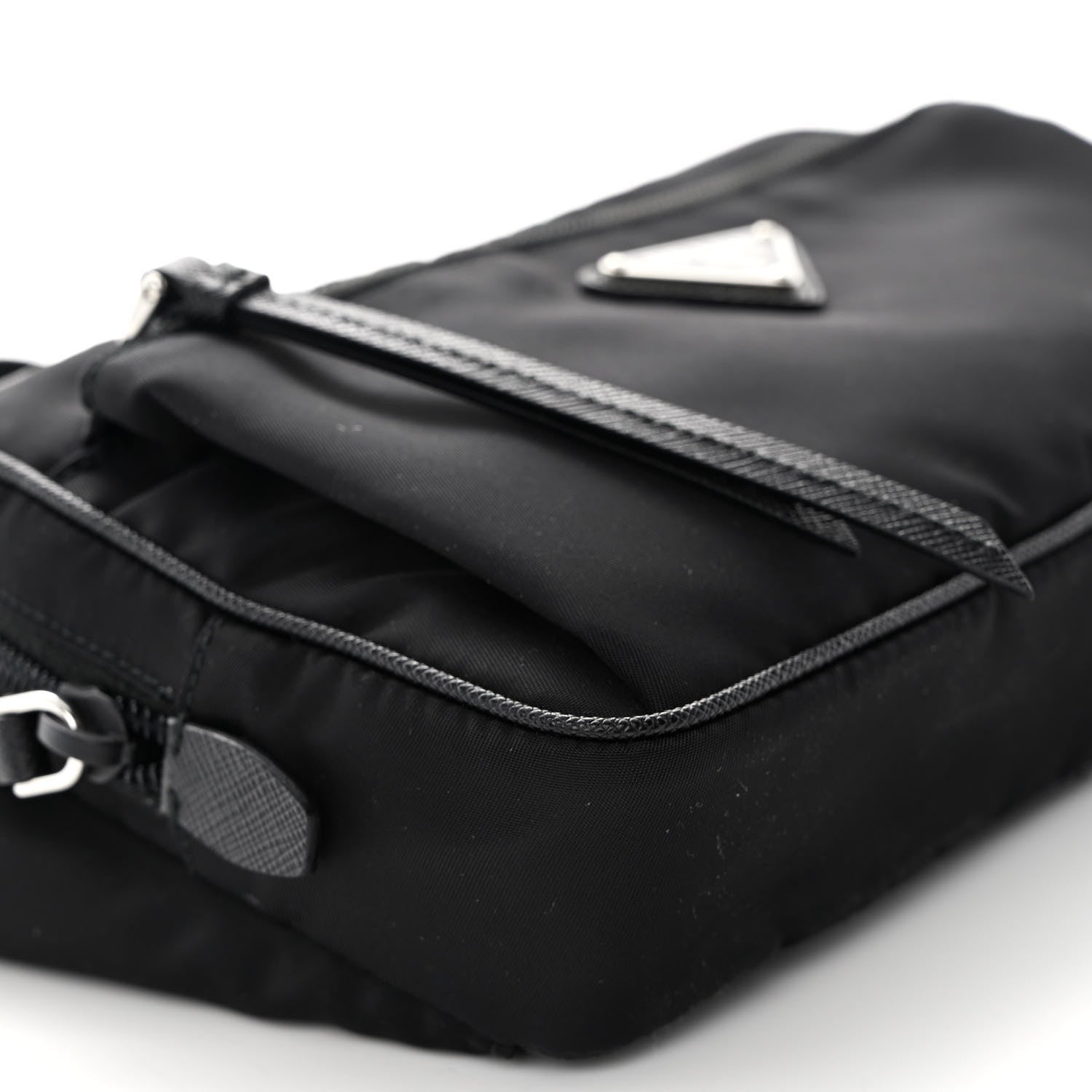 Prada Tessuto Nylon Belt Bag Black 9 of 10