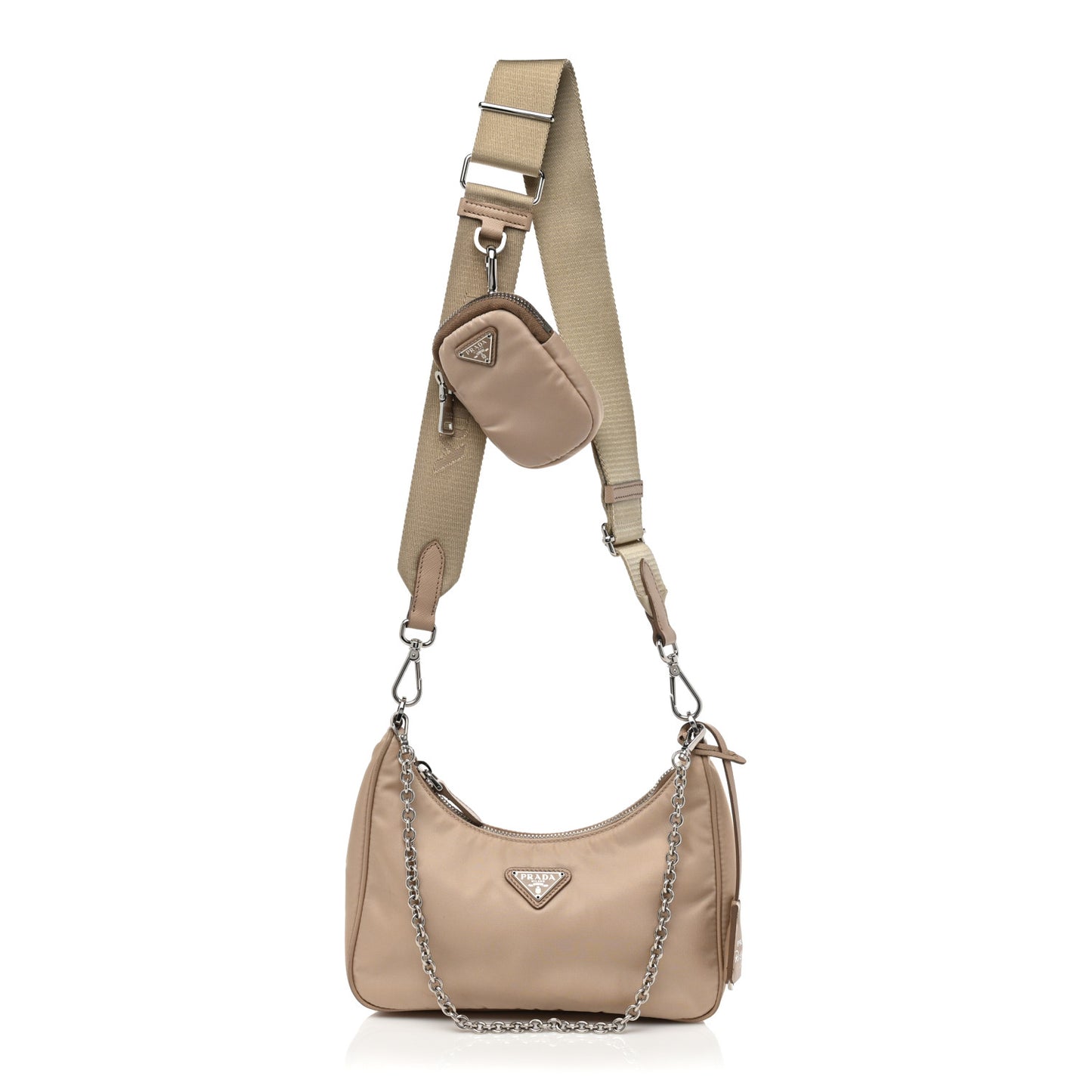 Nylon Re-Edition 2005 Shoulder Bag Deserto