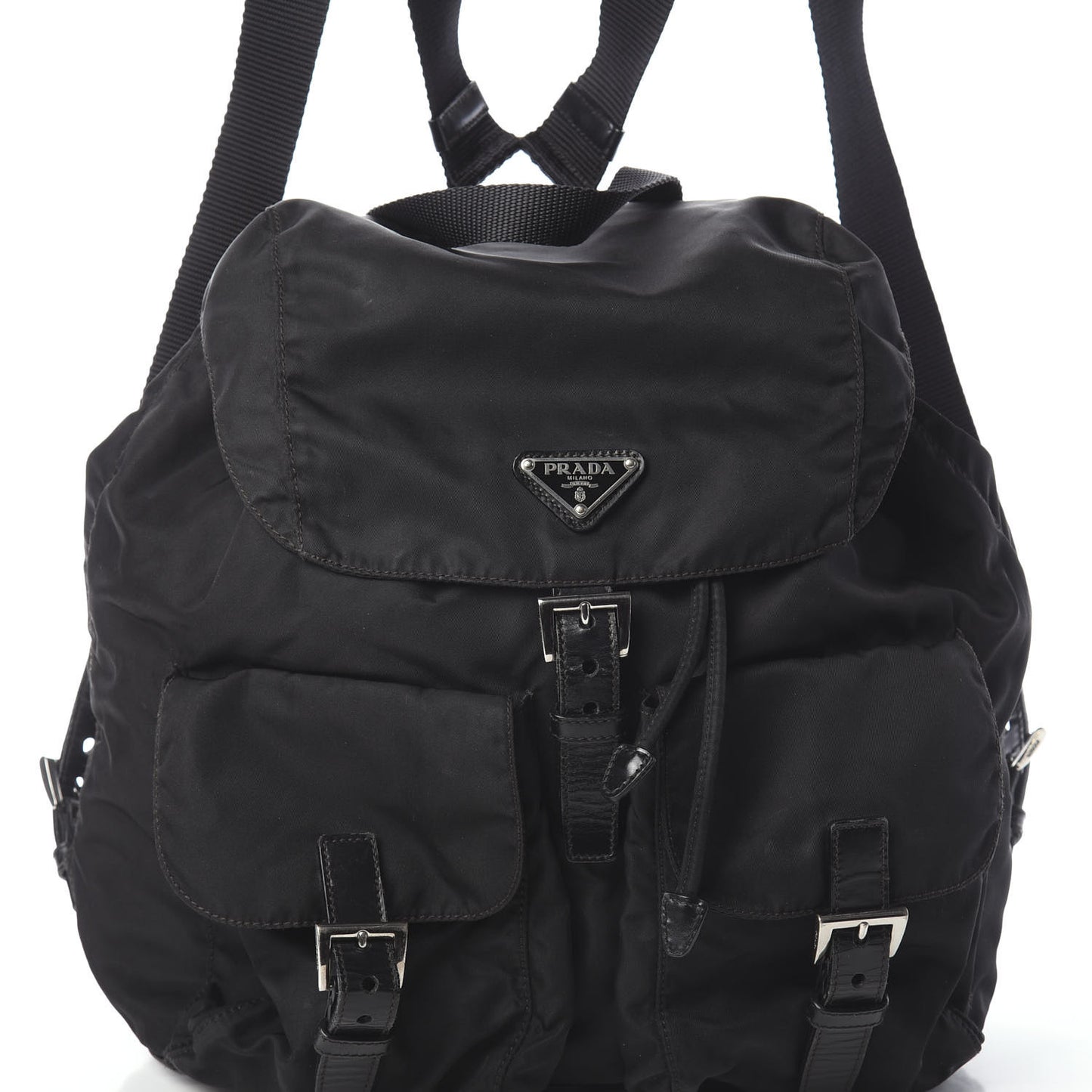Nylon Vela Medium Backpack Black