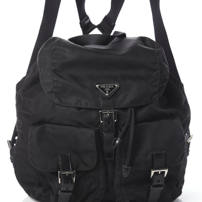 Prada Nylon Vela Medium Backpack Black 6 of 12