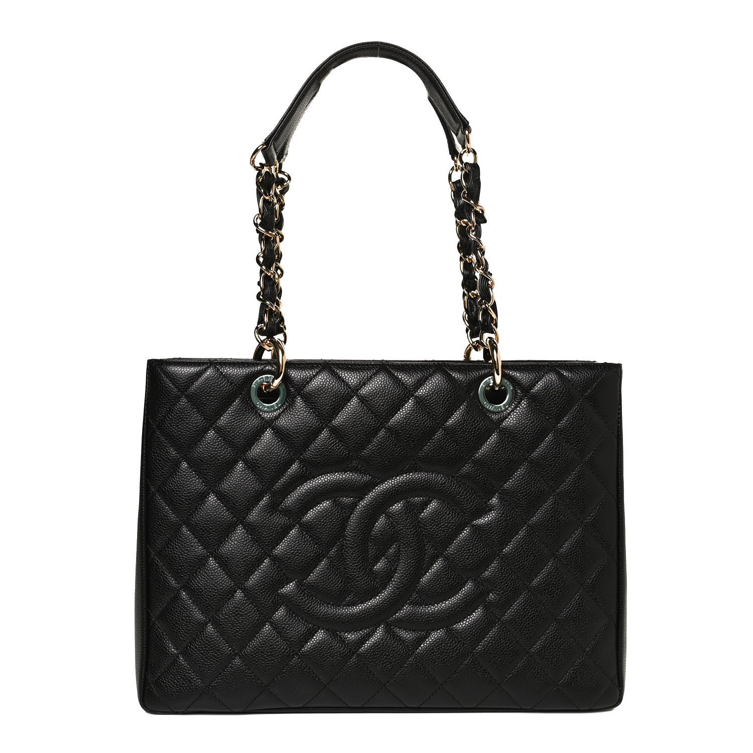 Chanel Caviar Quilted Grand Shopping Tote GST Black 1 of 10