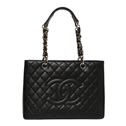 Chanel Caviar Quilted Grand Shopping Tote GST Black 1 of 10