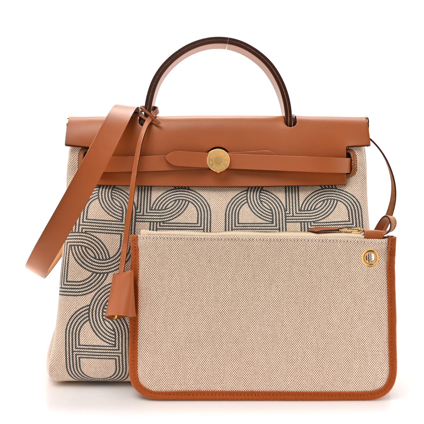 H Plume Canvas Vache Hunter Circuit 24 Herbag Zip Retourne 31 Gris Meyer Ecru Beige Naturel